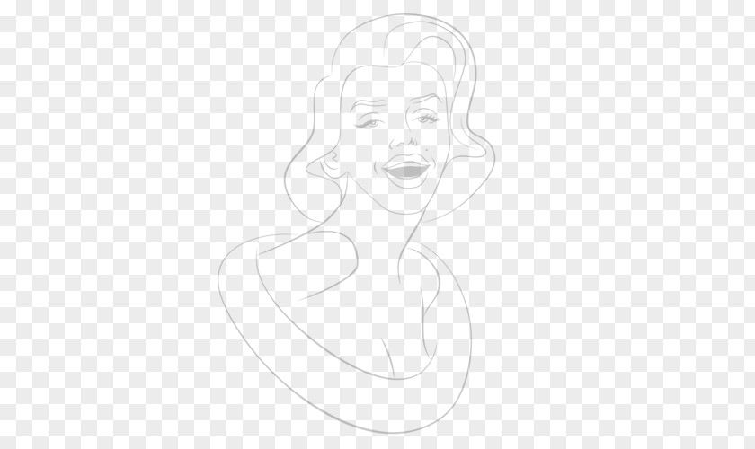 Marilyn Monroe Drawings Line Art Cartoon Ear Sketch PNG
