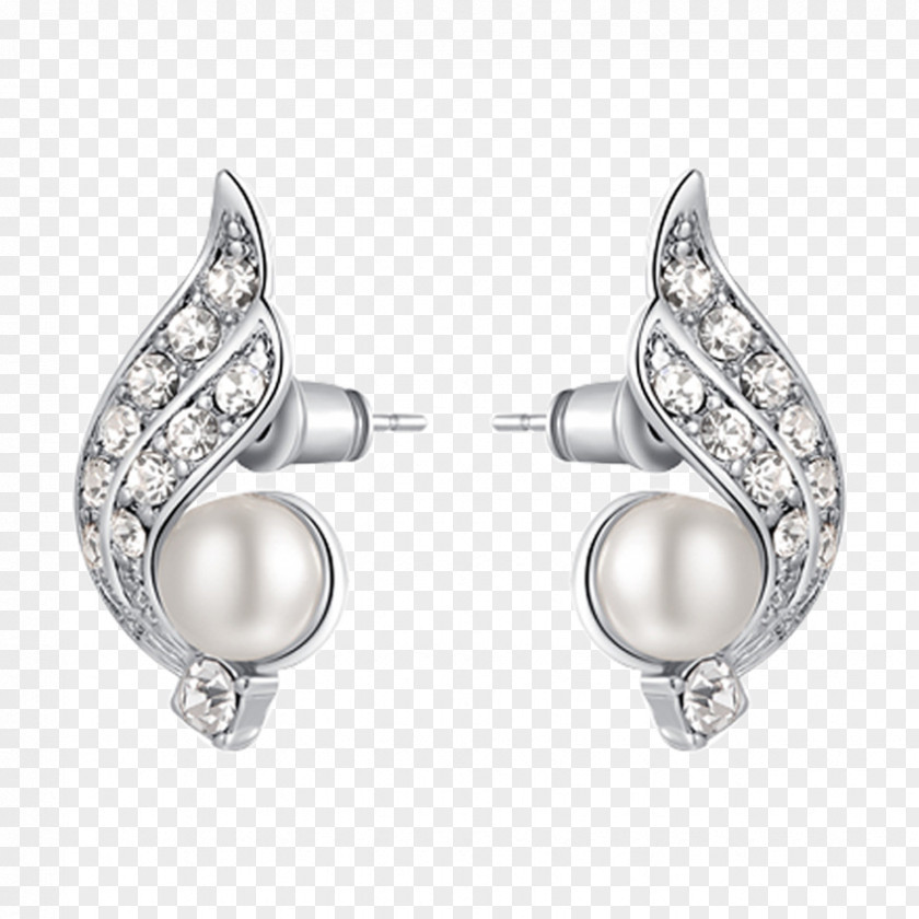 Rakhi Brother Sister Pearl Earring Jewellery Costume Jewelry Silver PNG