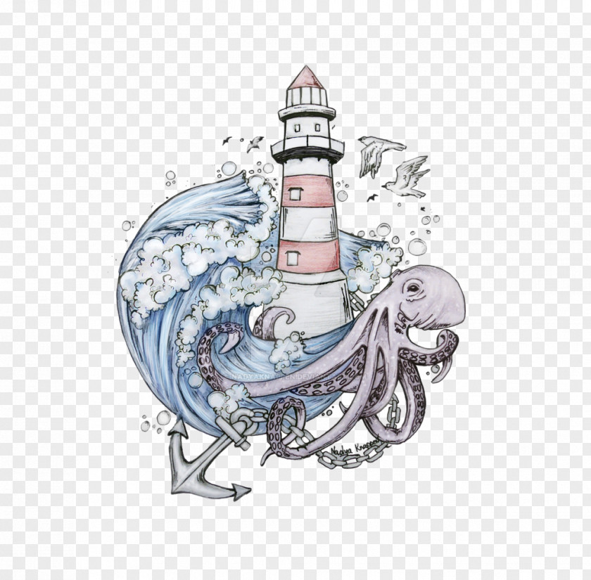 Watercolor Lighthouse Art Drawing Photography Sketch PNG