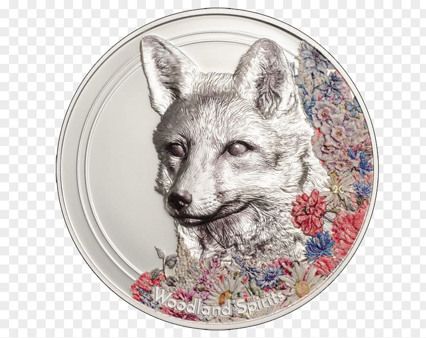 Woodland Fox Wildlife Of Mongolia 2018 Mongolian Tögrög Coin PNG