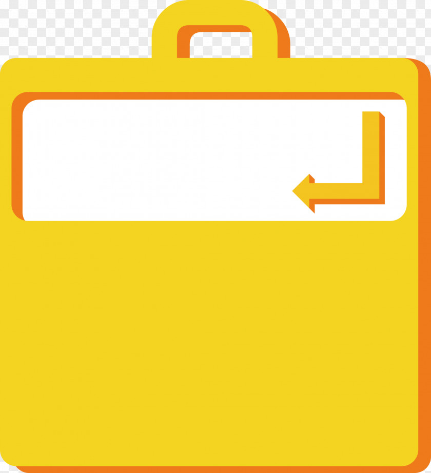 Yellow Folder Label Directory Tag Icon PNG