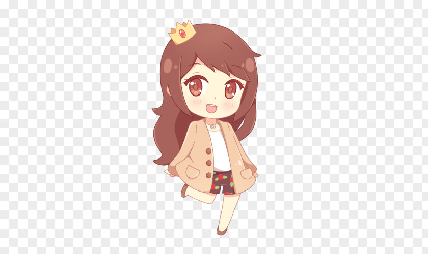 Acnl Brown Hair Figurine Clip Art PNG