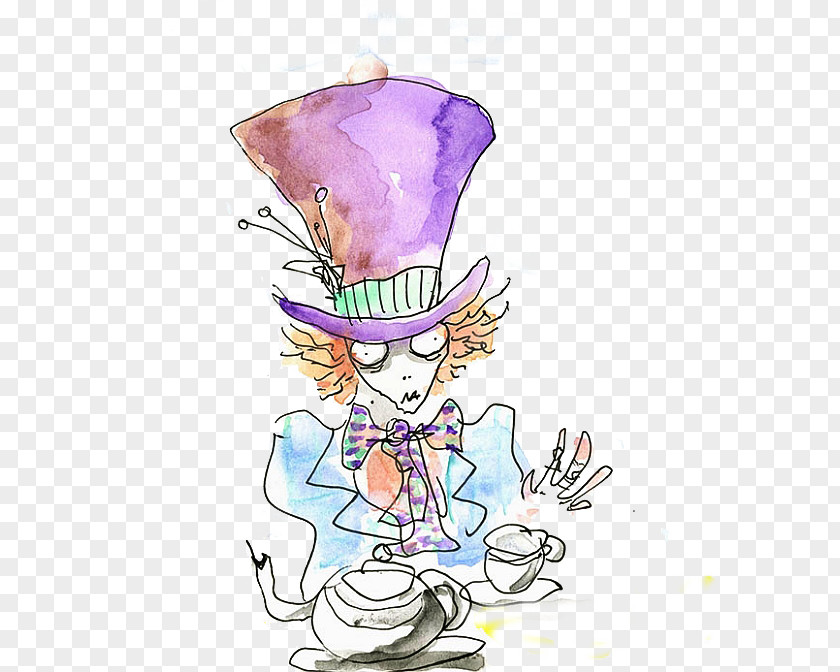 Alices Icon The Mad Hatter Alice In Wonderland Drawing Artist Film PNG