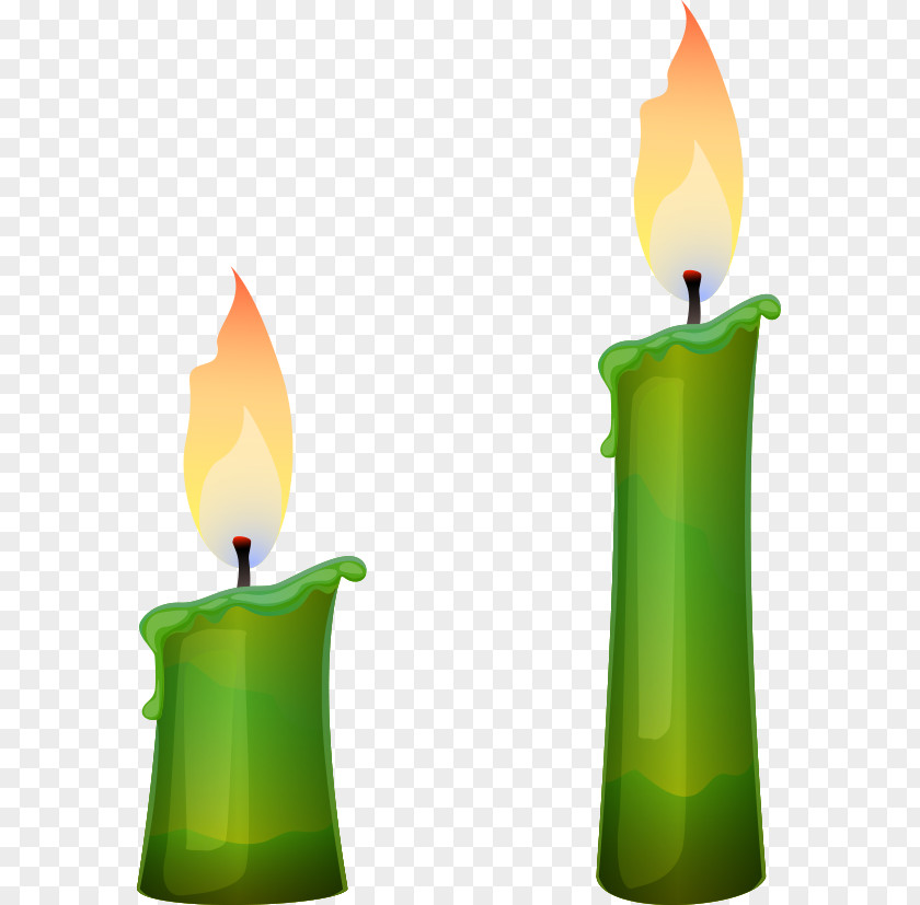 Cartoon Hand Painted Candle Drawing Computer File PNG