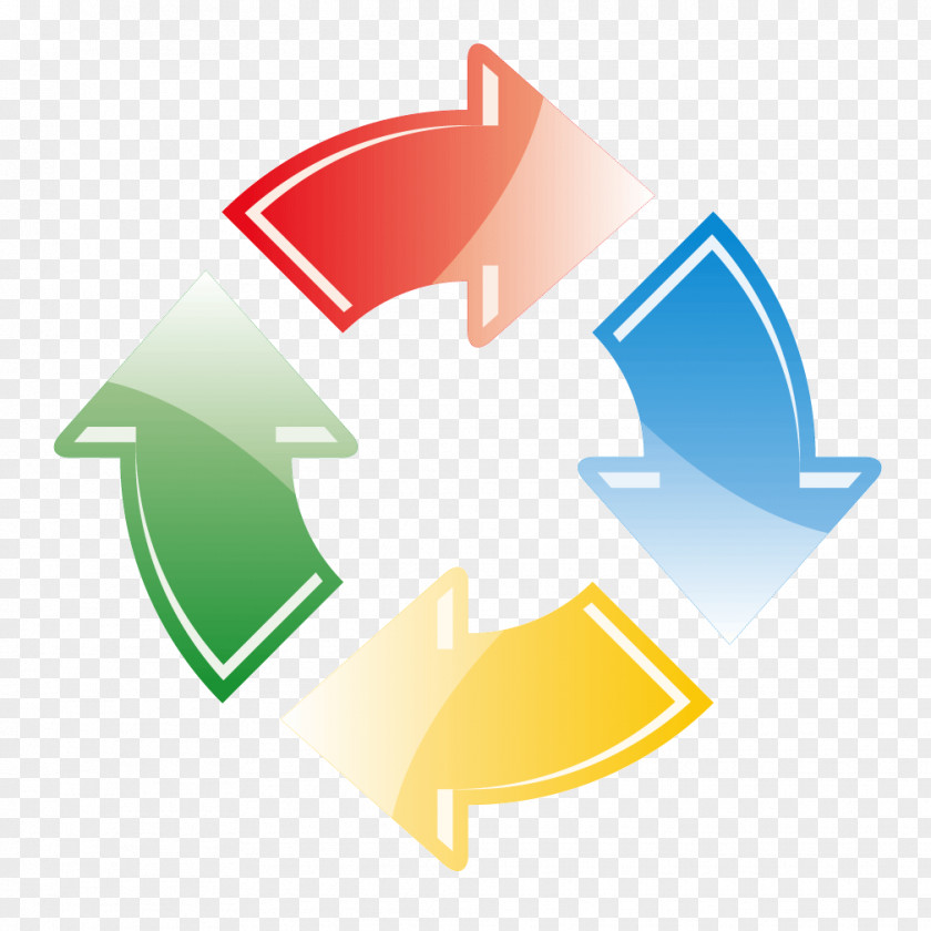 Color Texture Circle Arrow PNG