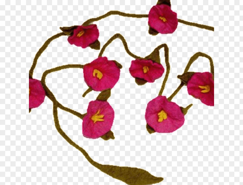 Design Petal Floral Cut Flowers Pink M PNG