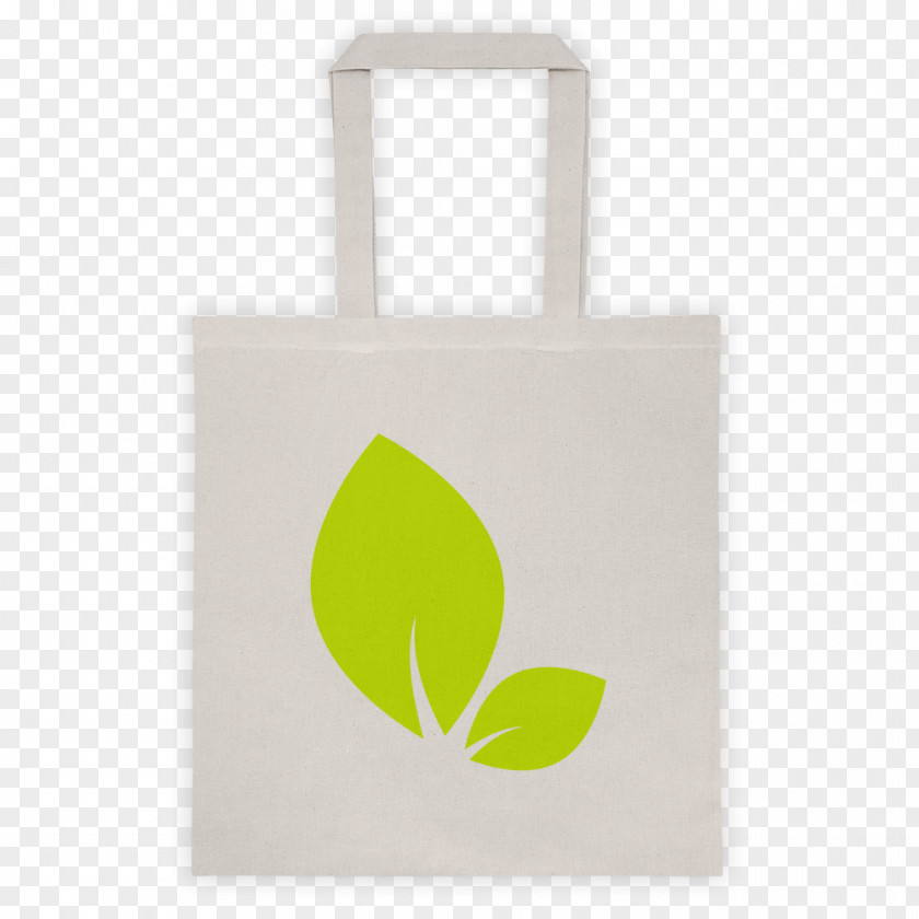 Design Tote Bag Green Leaf PNG