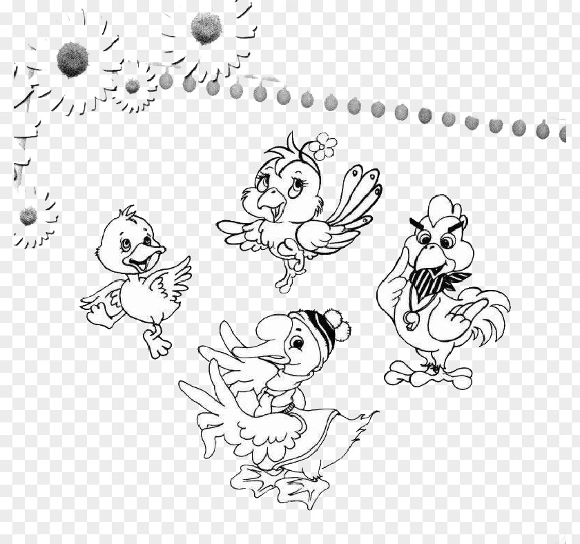 Happy Little Ducks Duck Visual Arts Drawing Clip Art PNG