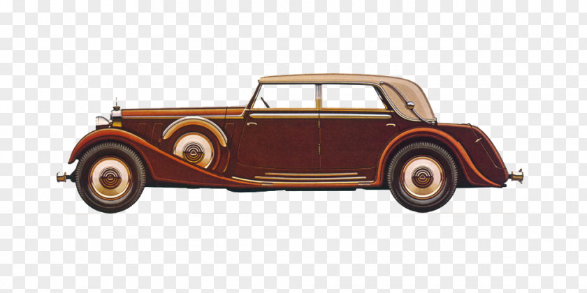 Brown Classic Car The Feast Of Saint Nicholas Maybach Mercedes-Benz Printmaking PNG