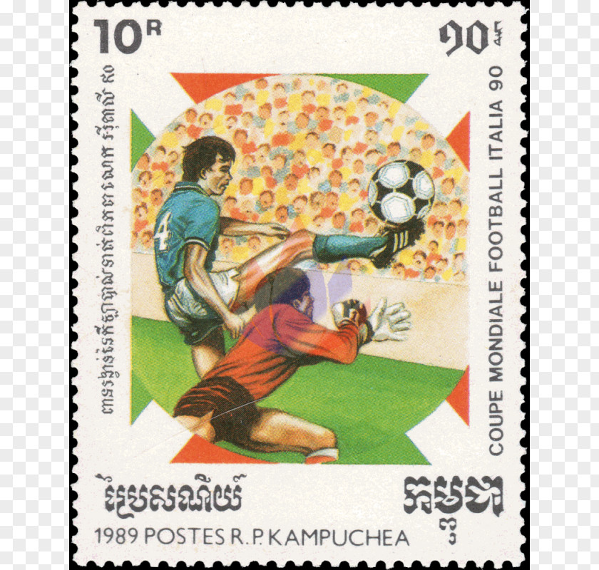 Soccer World Cup Postage Stamps Sport Mail PNG
