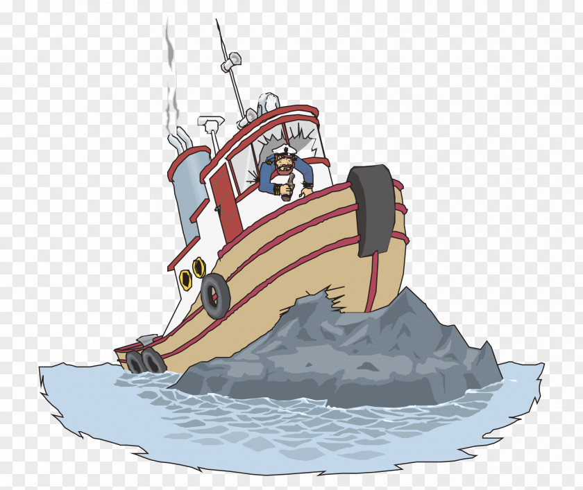 Vector Hand Painted Sea Cruise Ship Engraved Boat Illustration PNG