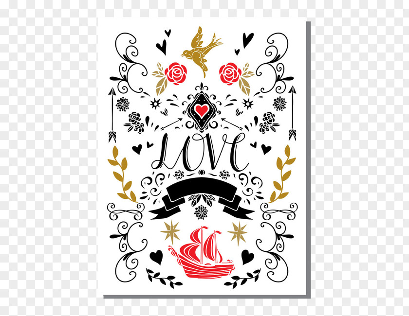 Wedding Theme Vector Valentines Day Heart Calligraphy PNG
