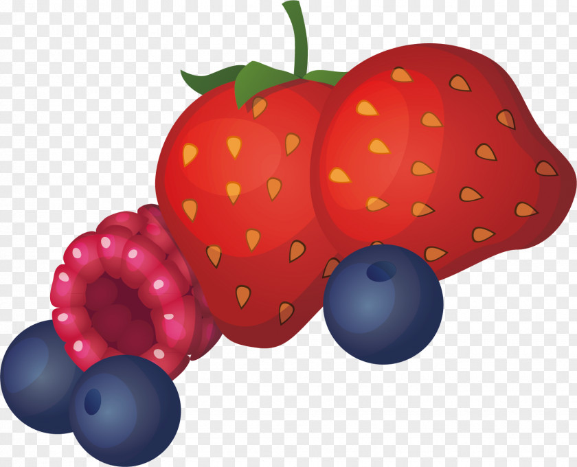 Cartoon Strawberry Material Aedmaasikas RGB Color Model PNG