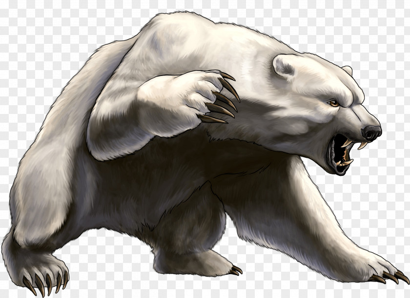 Paw Grizzly Bear Animal Figure Snout Gesture PNG
