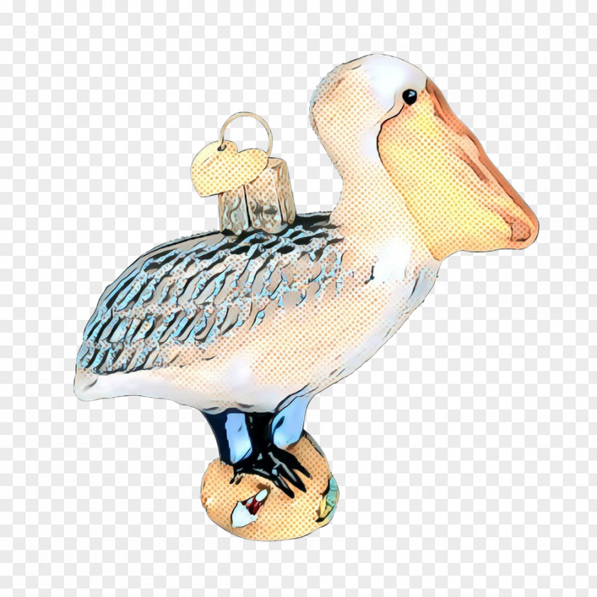Pelican Animal Figure Bird Beak Goose Water Figurine PNG