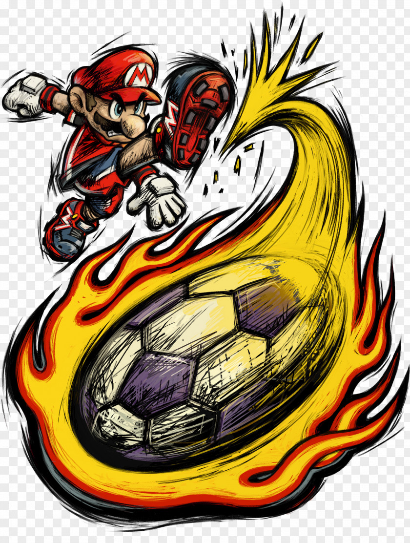 STRIKE Mario Strikers Charged GameCube Super Wii PNG