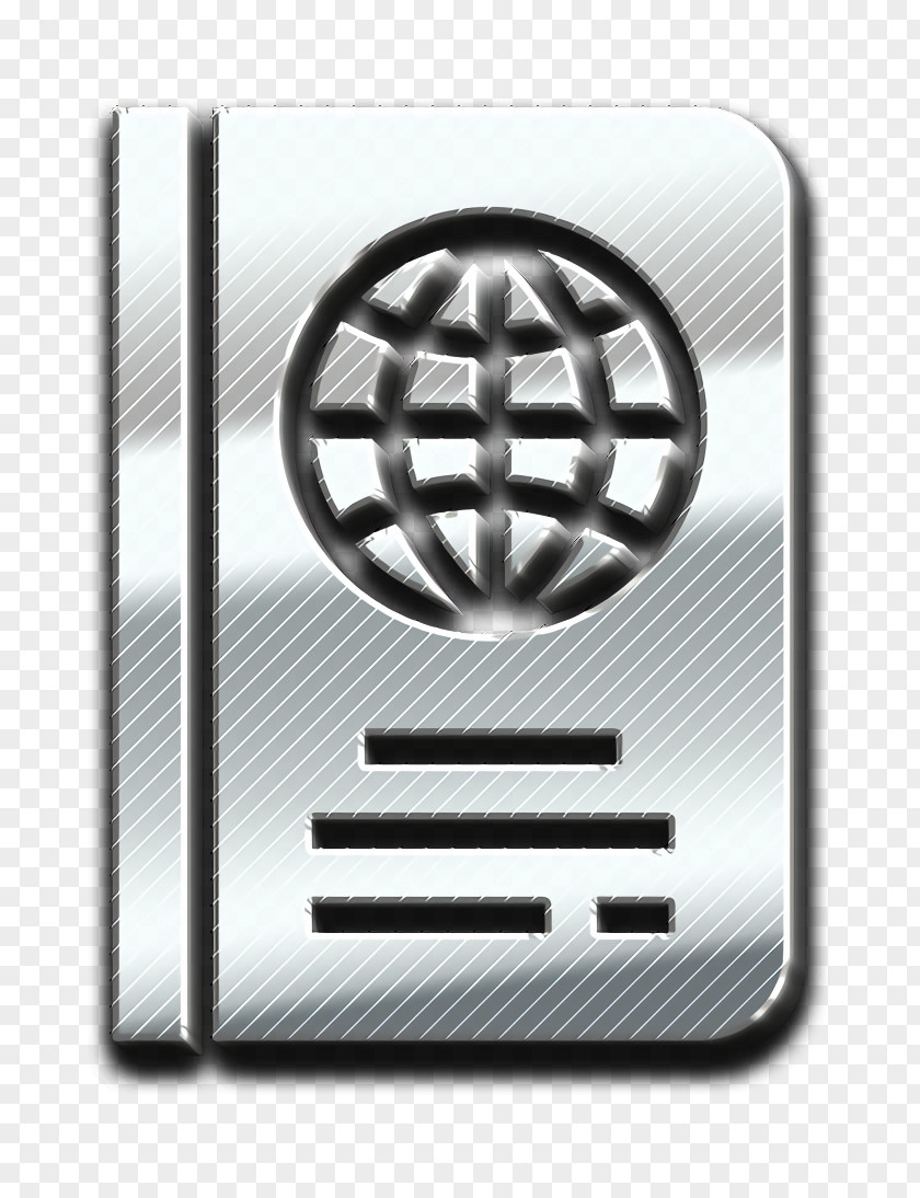 Metal Steel Passport Icon PNG