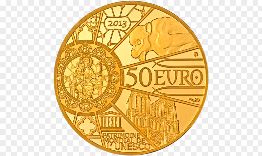 Paris Notre Dame Notre-Dame De Monnaie Gold Coin Cathedral PNG
