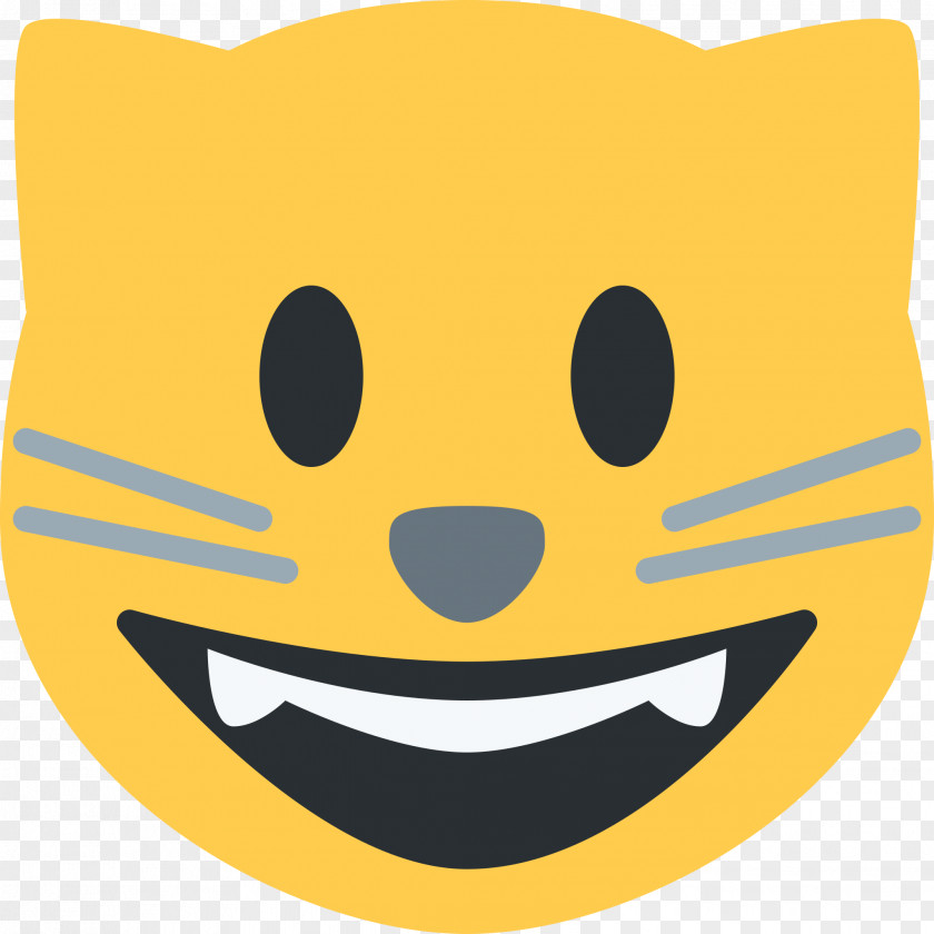 Smiley Cat Emoji Kitten Felidae Heart PNG