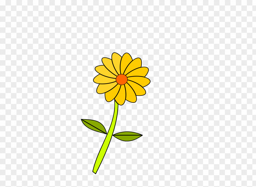 Yellow Flowers Flower Petal Clip Art PNG