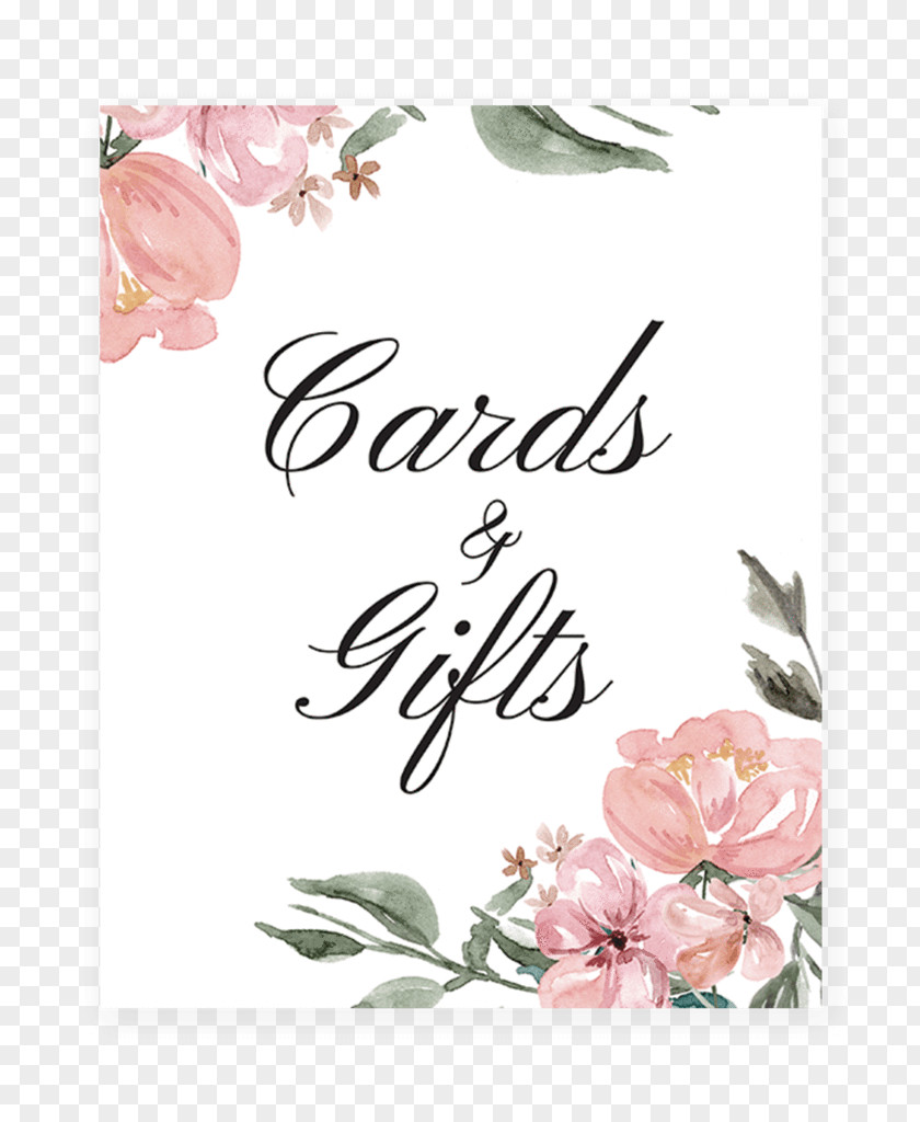 Baby Announcement Card Garden Roses Floral Design Wedding Invitation Shower Greeting & Note Cards PNG