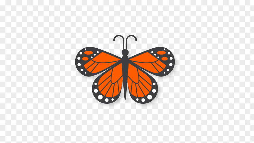 Butterfly Reptile Monarch Illustration PNG