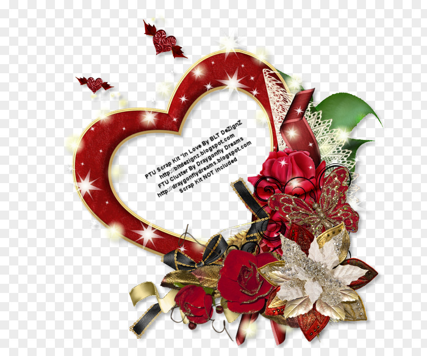 Demon Wings Christmas Ornament Decoration Valentine's Day Flower PNG
