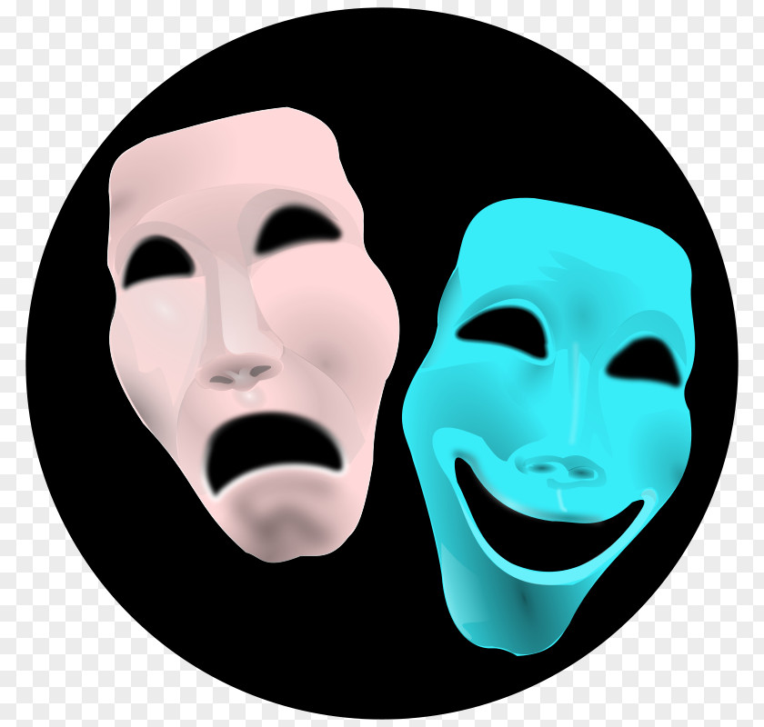 Drama Masks Clipart Theatre Mask Clip Art PNG