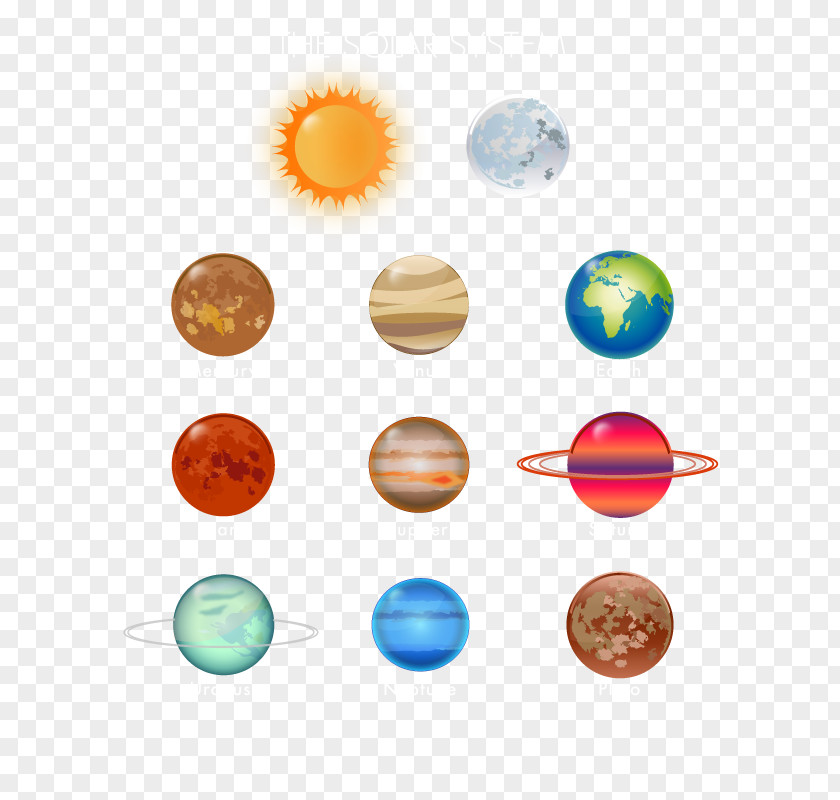Nine Planets Earth Solar System Planet Venus PNG