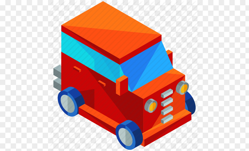 Red Car Android Application Package Icon PNG