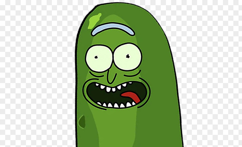 Rick Sanchez Morty Smith Pickled Cucumber Pickle PNG
