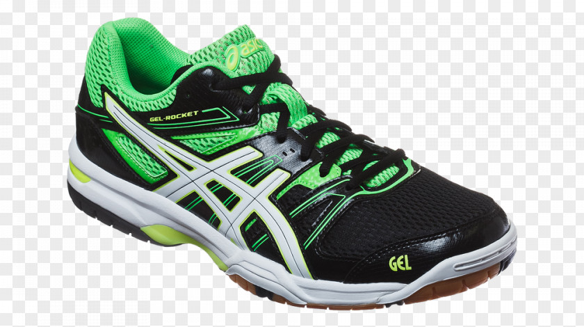 Toledo Rockets Men's Basketball Sneakers ASICS Sports Shoes Green PNG