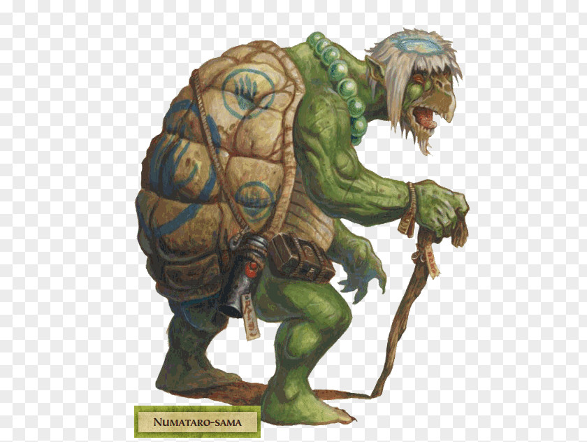 Turtle Humanoid Tortoise Troll Legendary Creature PNG