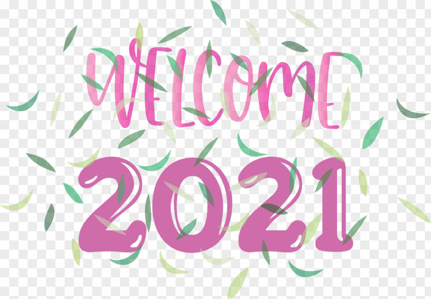 Welcome 2021 Year New PNG