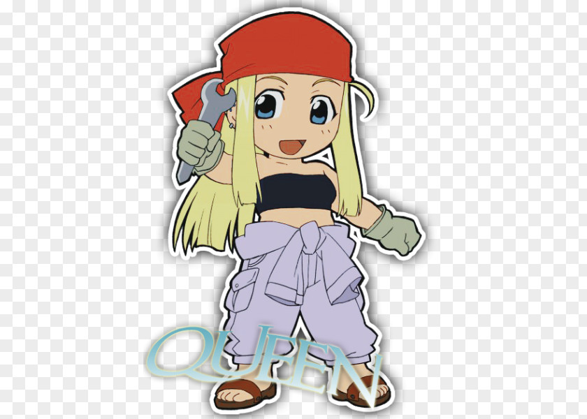 Winry Rockbell Edward Elric Fullmetal Alchemist Alchemy Lust PNG