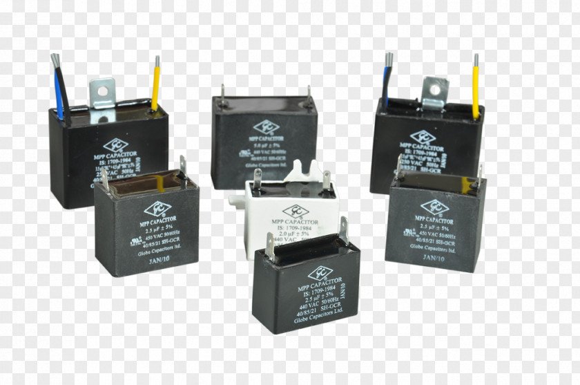 Capacitor GLOBE CAPACITORS LTD Electronic Component Motor Electronics PNG