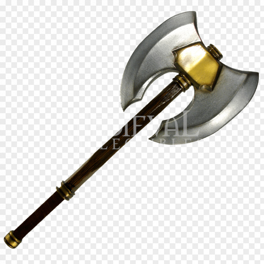 Double Headed Axe Drawing Larp Battle Knife Live Action Role-playing Game PNG