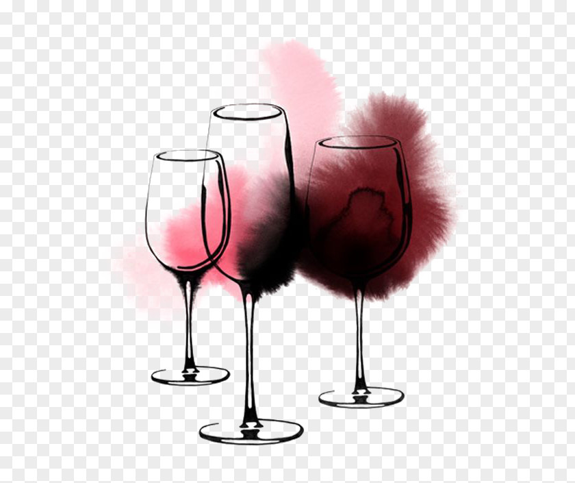 Drawing Glass Red Wine Cocktail PNG