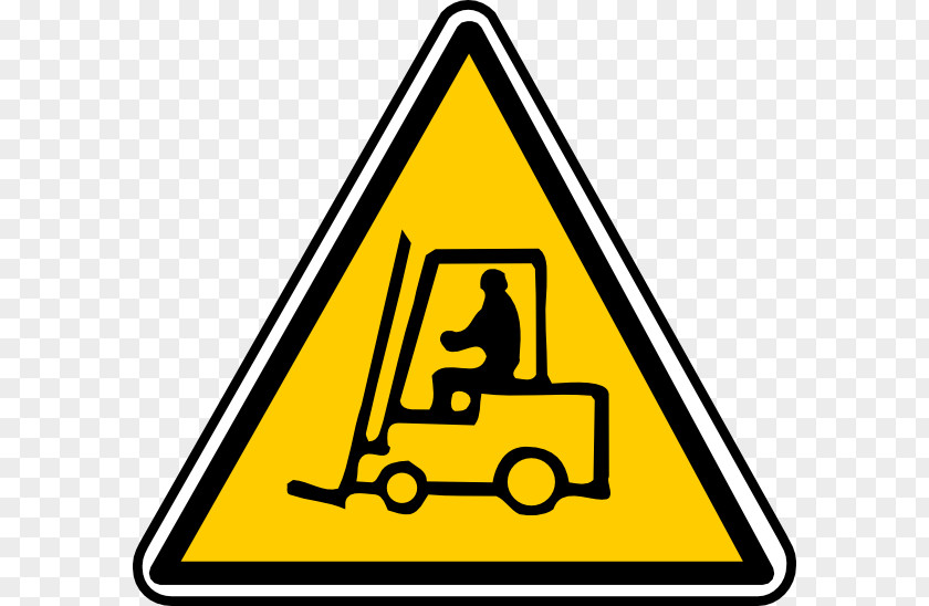 Hot Dog Forklift Warning Sign Safety Clip Art PNG