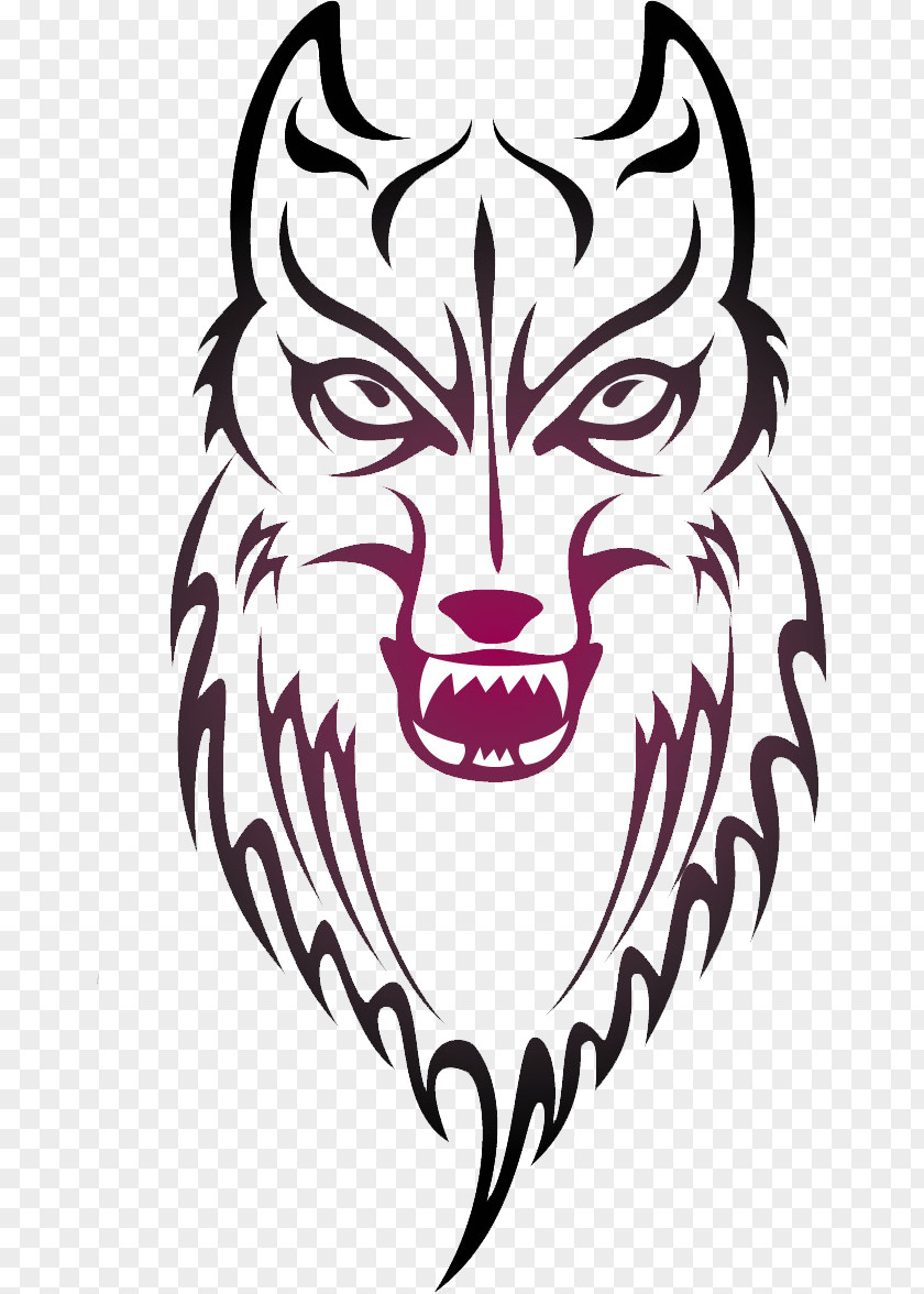 Wolf Totem Dog Tiger Arctic Bear Clip Art PNG