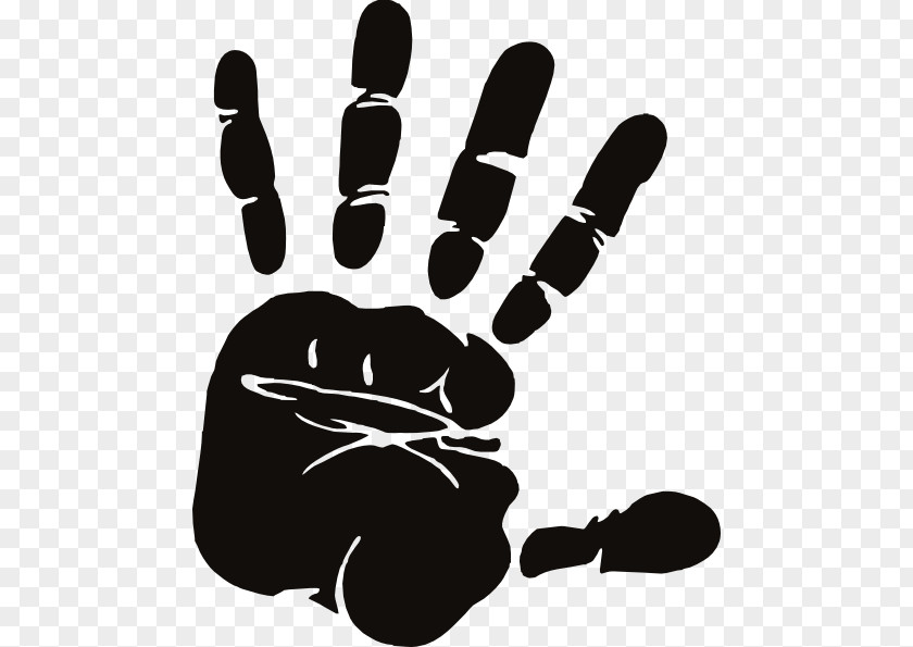 Black Hand Clip Art PNG