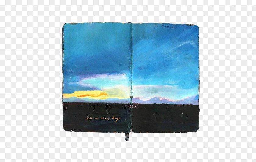 Book Watercolor Landscape Painting U4e2du56fdu6c34u5f69 PNG