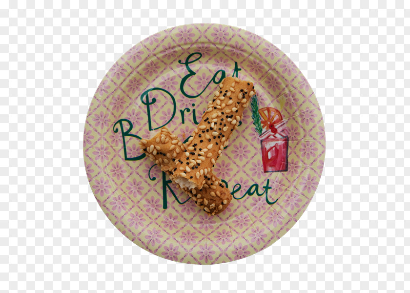 Cocktail Paper Canapé Eat, Drink, Boogie, Repeat Plastic PNG