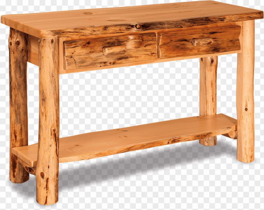Log Furniture Coffee Tables Drawer Living Room PNG