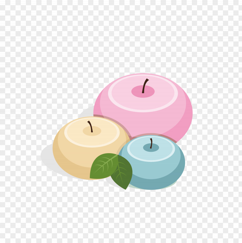 Lovely Scented Candles Vector Material Beauty Spa Make-up Clip Art PNG