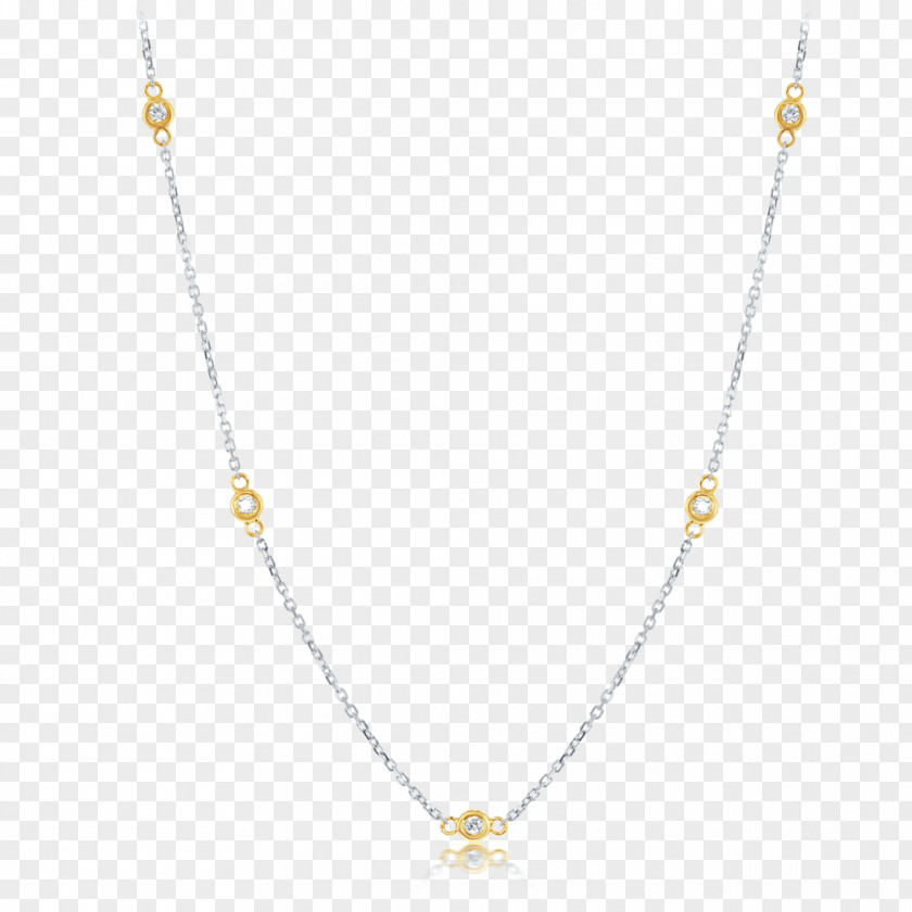 Necklace Jewellery Gold Chain Diamond PNG