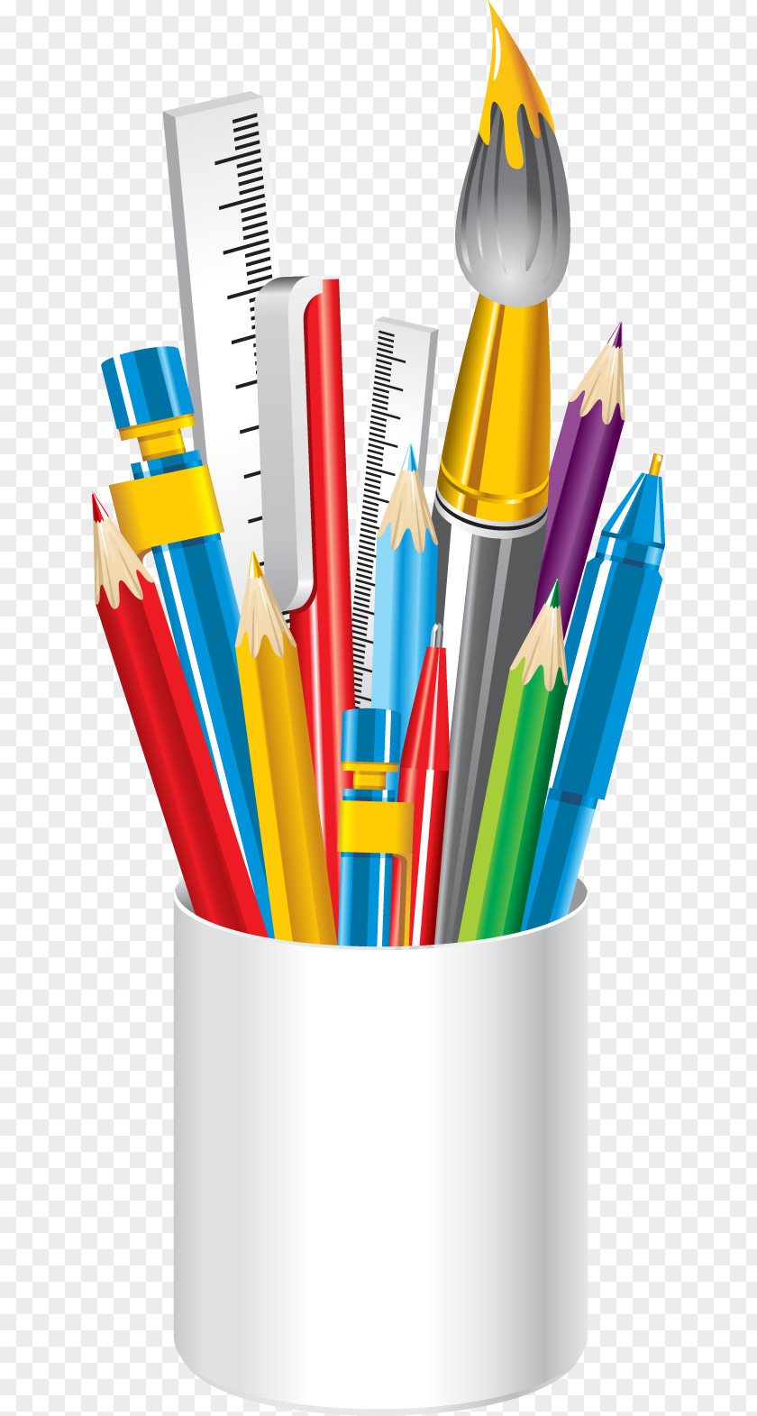 Photos Of School Supplies Colored Pencil Clip Art PNG