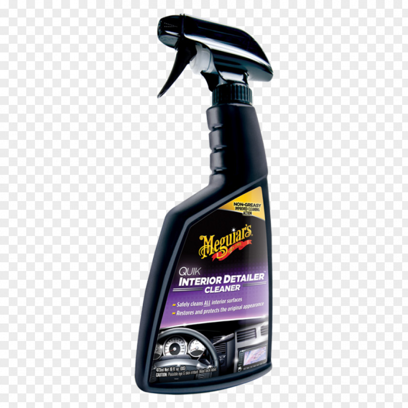 Car Clnr Intr 16Oz Plstc Btl Spry MEGUIAR'S INC. Interior Cleaners G13616 Clear Meguiar ́s Millilitres Spray Bottle Oil Meguiar's G16216 Ultimate Detailer PNG