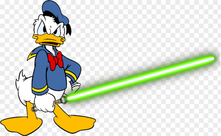 Donald Duck Lightsaber Daffy Clip Art PNG