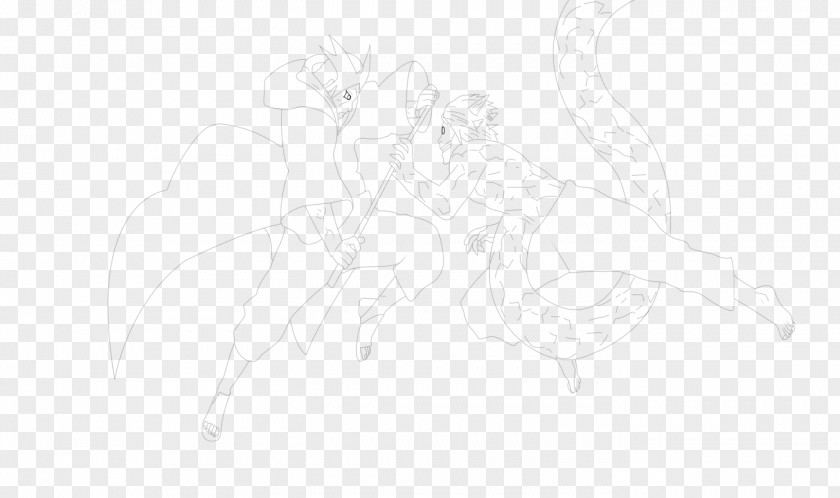 Lineart Naruto Line Art Figure Drawing Character Sketch PNG